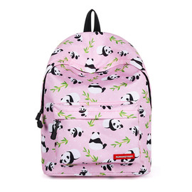 Fashion Cute PU Rivet Mini Casual Style Panda Backpack for Girls 