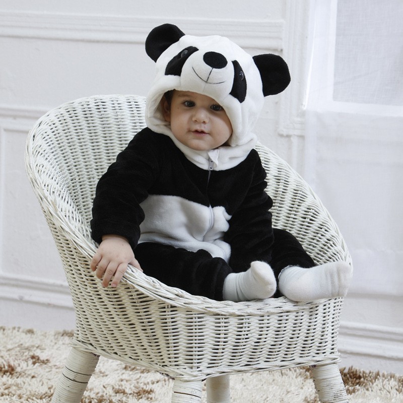 personeelszaken dagboek slijtage Panda baby clothes Cute Panda baby Onesies Panda Unisex Baby Clothes