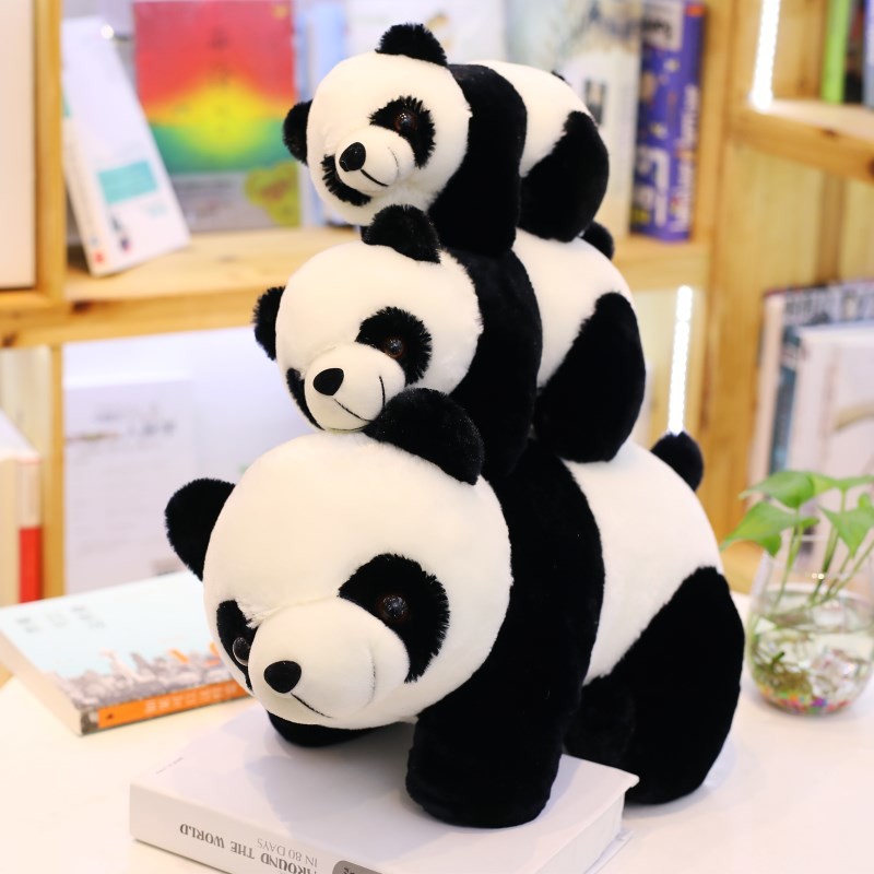 Plumber Rodeo safety Stuffed Panda, Cute Panda Stuff Toy, Panda Stuffed Animals in 7 Sizes