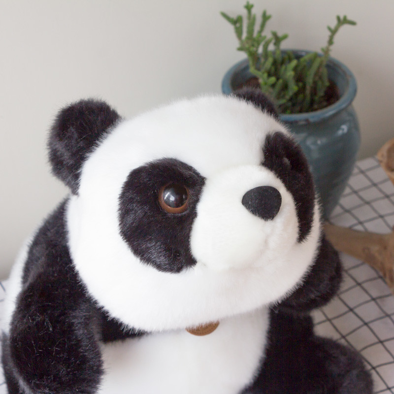 Panda Stuff Toy, Pluizige Look Up Gevulde Panda Bear in 4 Maten