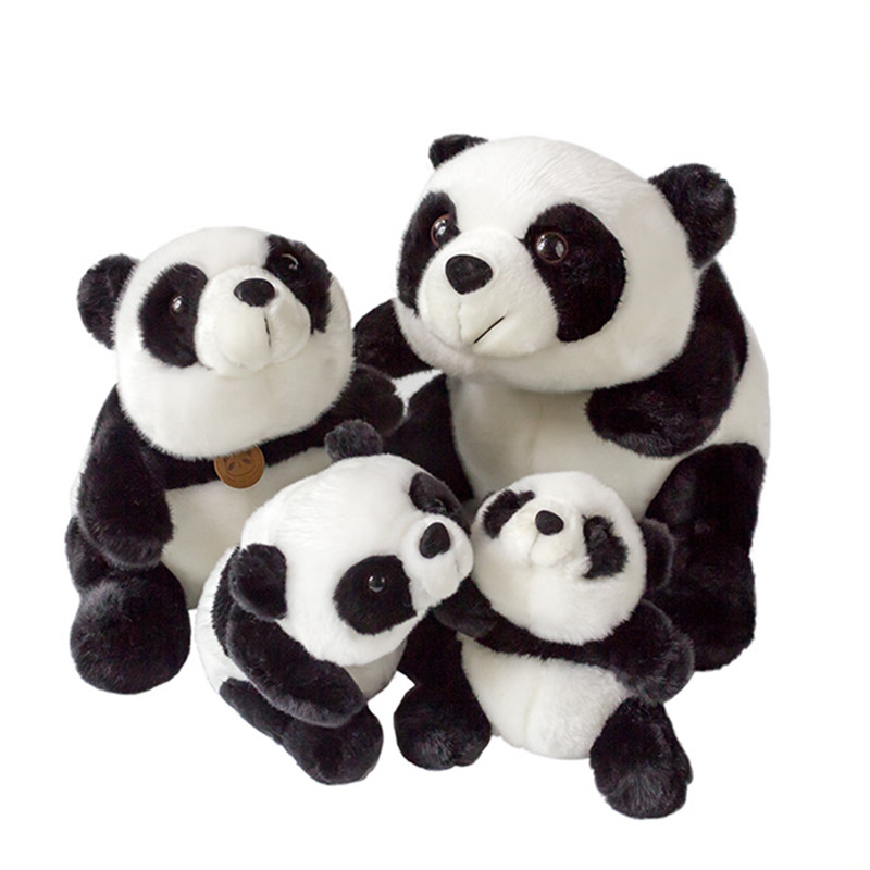 Panda Dolması Oyuncak, Kabarık Bak 4 Boyutlu Doldurulmuş Panda Ayı