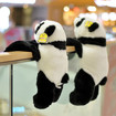 Panda-Plüschtier, lebensechter, flauschiger, mit langen Händen gefüllter Pandabär in 3 Größen