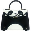 Fashion panda tasker til kvinder, læder crossbody håndtasker dame tasker