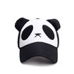Casquettes de baseball panda, casquettes de baseball panda animal noir et blanc