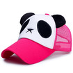 Panda baseball kasketter, sorte og hvide dyre panda baseball hatte
