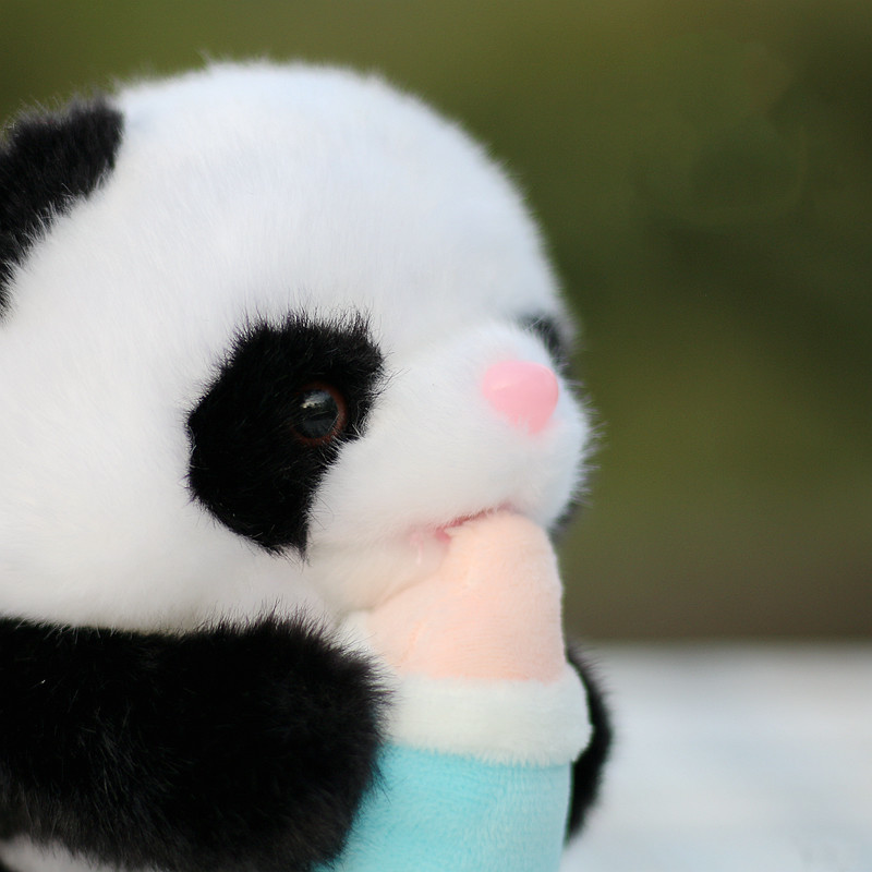 Baby Panda Toy with Milk Bottle, 5.5 Cute Baby Panda Stuffed Animal