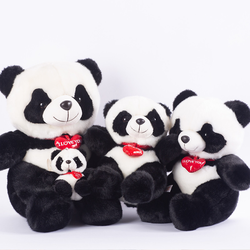 I LOVE YOU Stuffed Panda Bear, Profess Your Love Panda Stuffed Animal