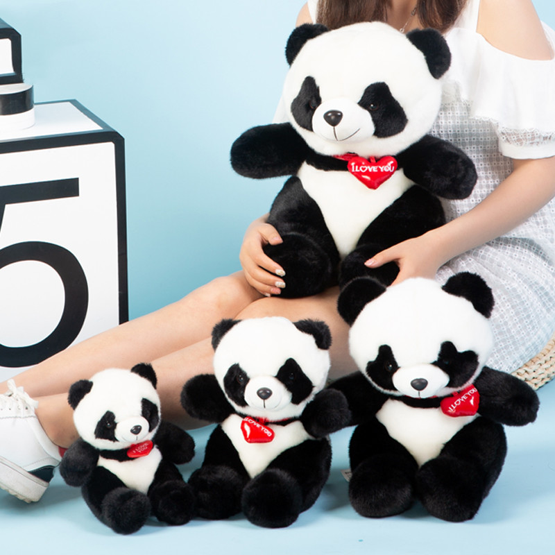 I LOVE YOU Stuffed Panda Bear, Profess Your Love Panda Stuffed Animal