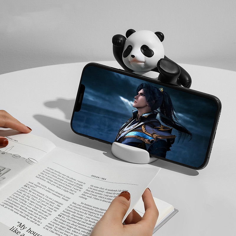 1 Pièce Support De Téléphone En Forme De Panda Pour Regarder Des