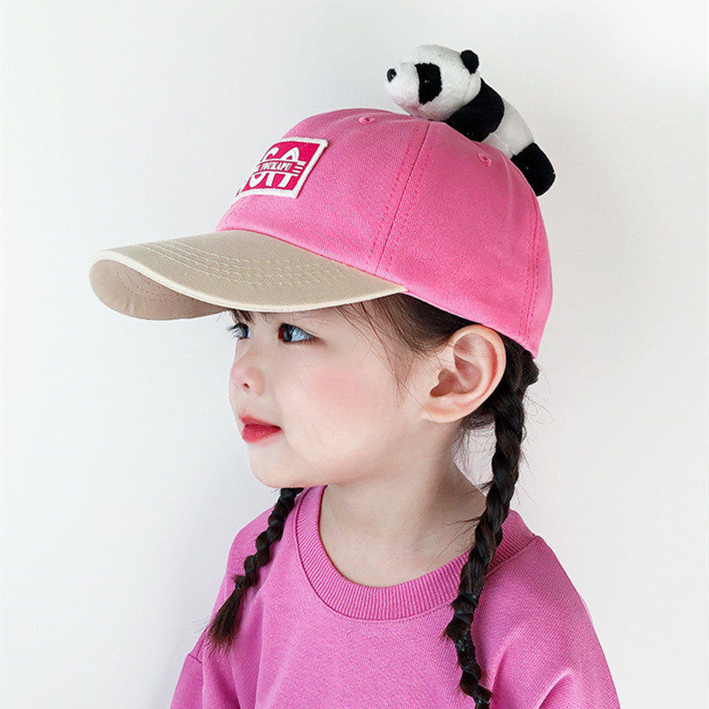 Panda De Béisbol Gorra Gorra Ajustable para Adultos Niños Niño Sombrero de Algodón Cute Girl 