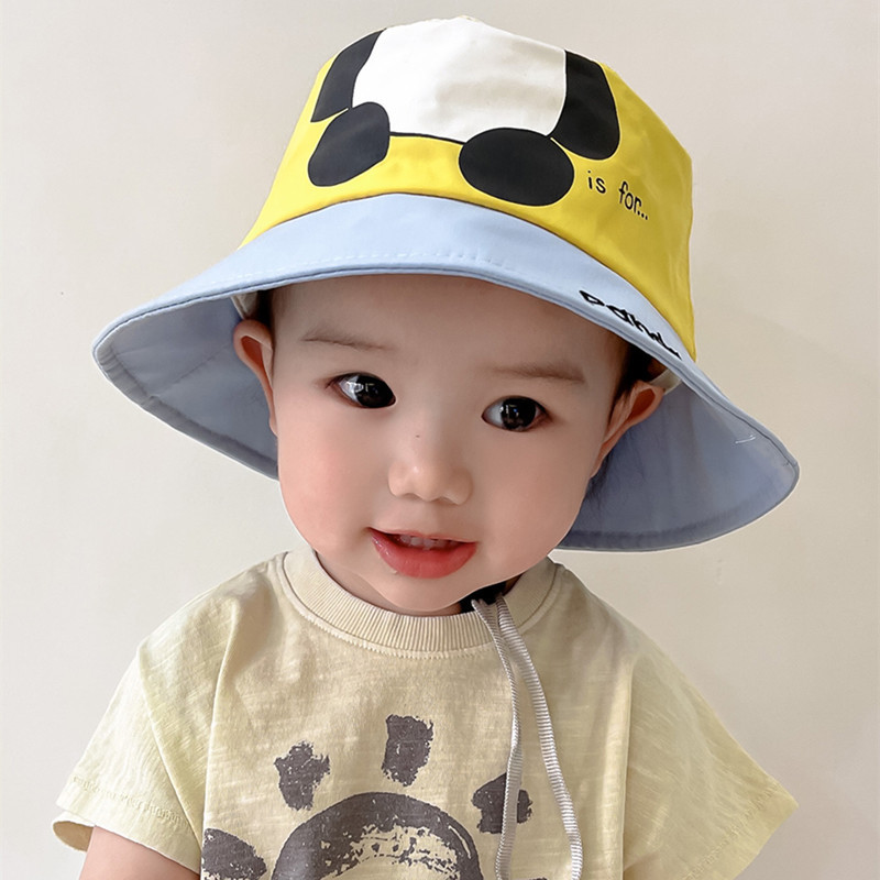 Baby Boy Girl Sun Hat For Kids Child Toddler Big Brim Bucket Cap