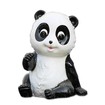 Estatua de panda, juego de adornos de jardín de panda de dibujos animados, adornos de exterior de cachorros de panda