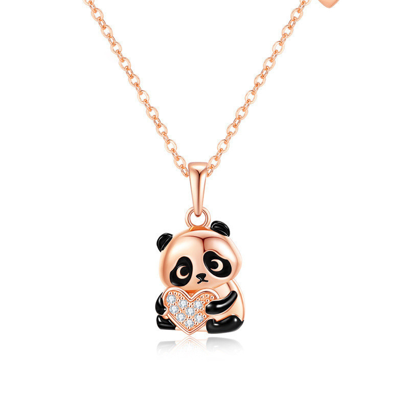 fcity.in - Cute Panda Necklace Chain Pendant For Women And S / Shimmering
