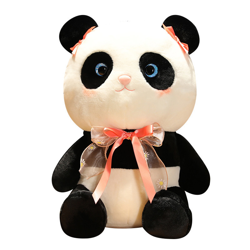 Weiche Panda Pluschtier Panda Puppe Kuscheltier Spielzeug Geschenk für Kinder 