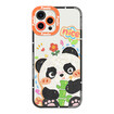 Panda iPhone-hoesje, zacht siliconen Cartoon Panda-hoesje voor iPhone