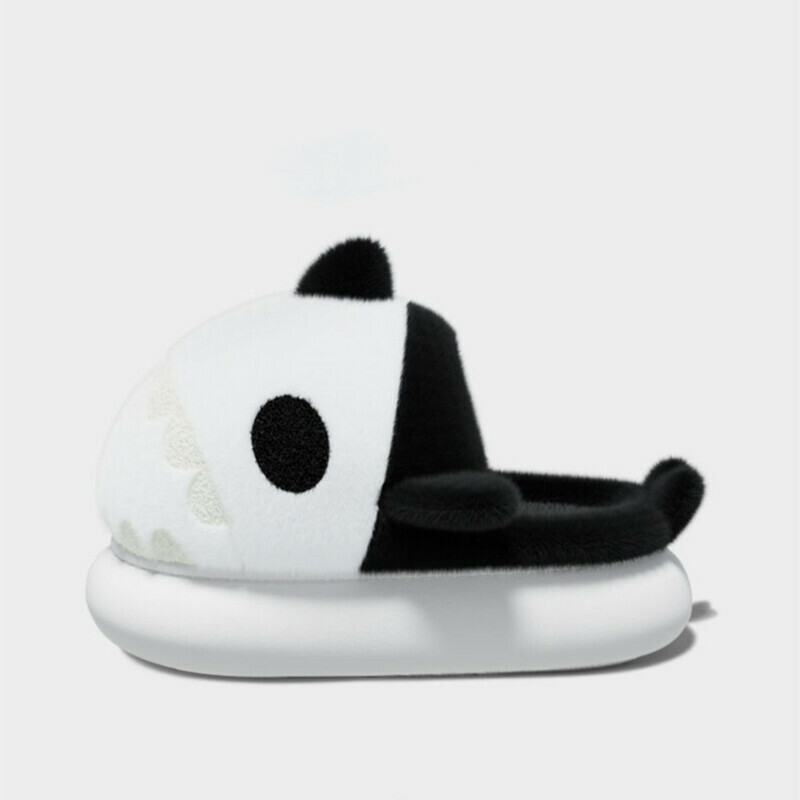 Shark Panda Slippers - Cozy and Chic Winter Panda Slippers for Family
