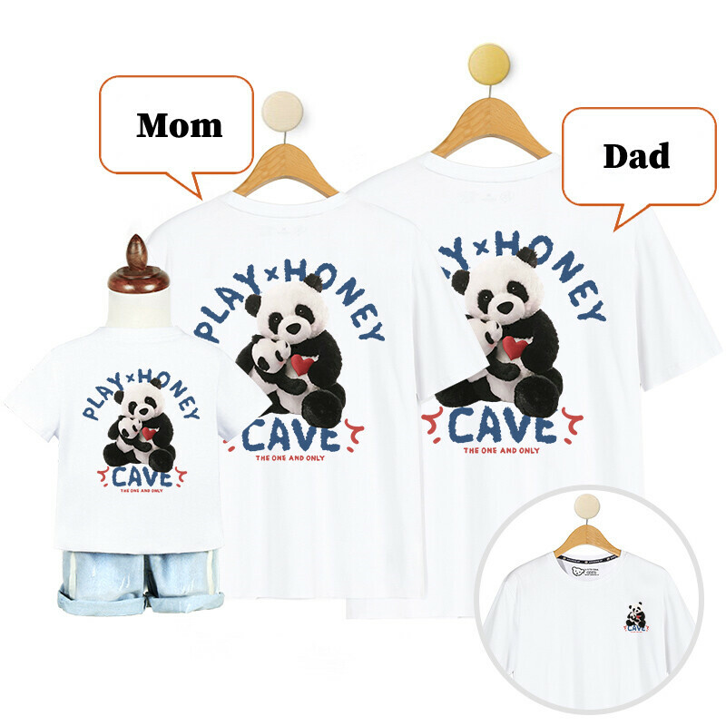 skulder subtraktion Blive Panda Bear Matching Shirts Panda Family T-shirt in 7 colors