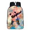 Panda-rygsække, Hip Hop-rygsæk til kvinder og mænd, Fashion DAB Maskerede Panda-rygsække Skoletasker til teenagere