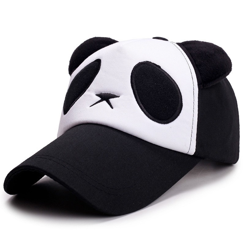 Panda Hat, Unisex Panda Baseball Caps, Kleurrijke Fashion Baseball Caps voor Dames en Heren