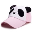 Panda Şapkası, Unisex Panda Beyzbol Şapkaları, Kadınlar ve Erkekler için Renkli Moda Beyzbol Şapkaları