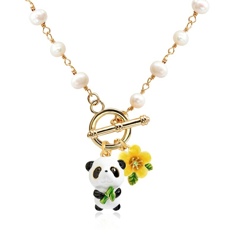 Cute Panda Necklace | Madhechi