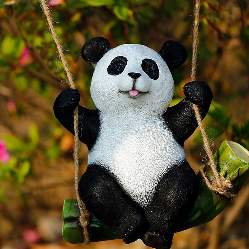 2019 Top Quality Cartoon Animal Panda Oil Painting Home 