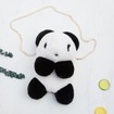 Borsa Panda in peluche per donne e ragazze, 10 colori Borsa a tracolla in peluche super carina per donna