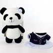 Panda Knuffels, Britse Stijl Paar Panda Pluche Speelgoed, Creatief Panda Speelgoed voor Huwelijksgeschenken/Valentijnscadeau