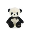 Juguete suave de panda, animales de peluche de panda de peluche con lazo, juguetes adorables de panda