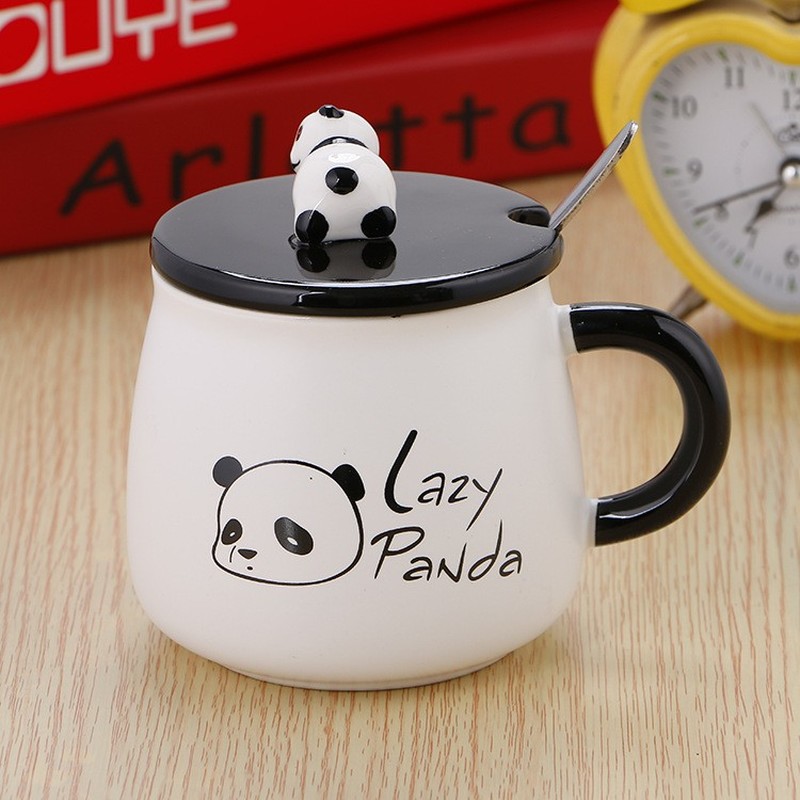 Lazy Panda Ceramic Cup  Ceramic cups, Panda, Cute coffee mugs