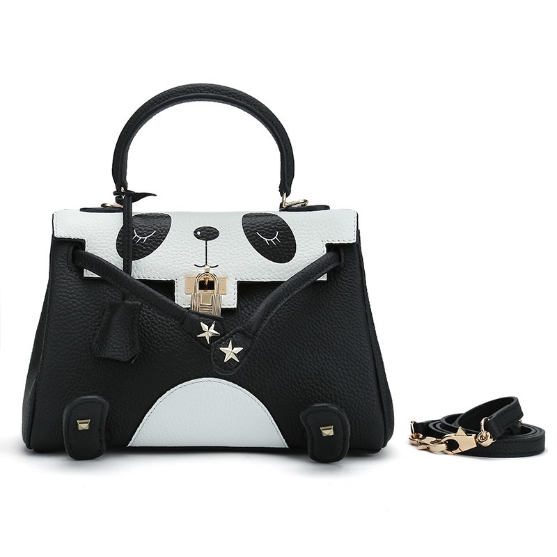Fashion panda for leather ladies bags