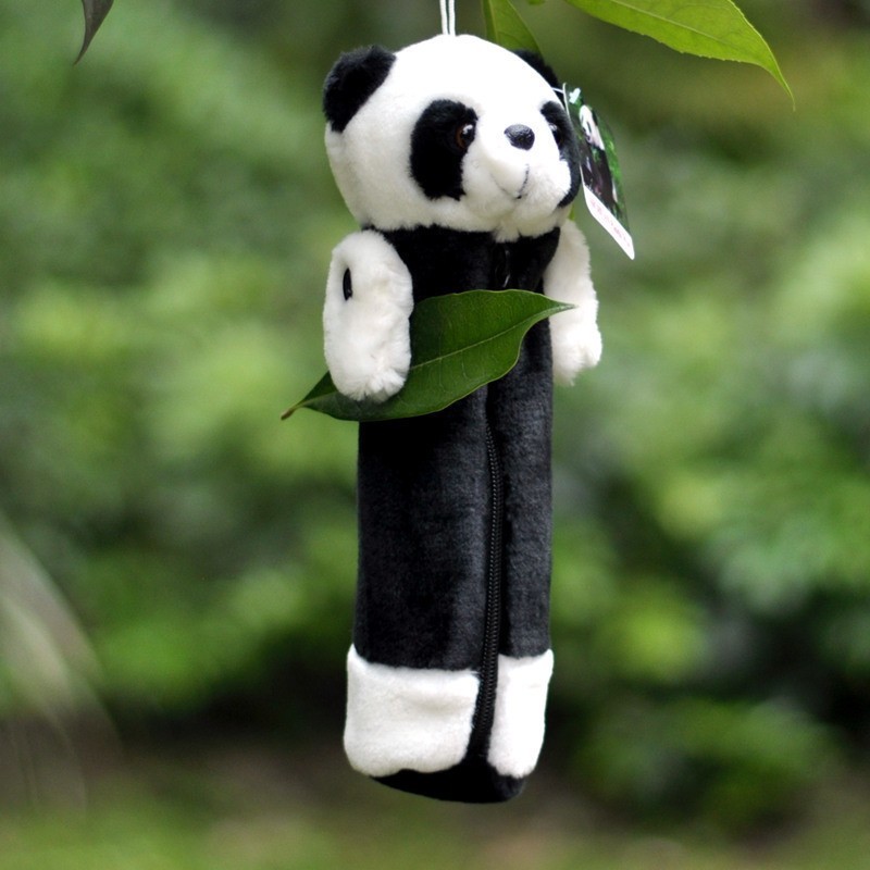 Panda Pencil Pouch, Cute Panda Pencil Case, Stuffed Panda Pencil Box