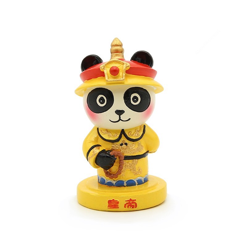 Stand up instead Polishing play piano Panda Miniature Figurines, Chinese Style Panda Statue Panda Ornaments